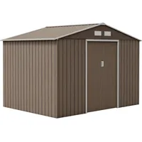 Outsunny Gerätehaus 2,77 x 1,95 m Hellbraun
