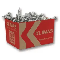 Klimas Spanplattenschr.5x40 Senkkopf hell verz.TORX KLIMAS