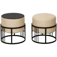 [en.casa] Hocker Tas 38 x 38 x 38 cm