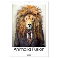 Calvendo Animalia Fusion (Wall Calendar 2026 DIN A3 Portrait),