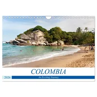 Calvendo Colombia - An Exciting Journey (Wall Calendar 2026