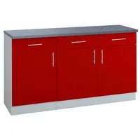 WIHO KÜCHEN Unterschrank Kiel 150 x 50 x 85