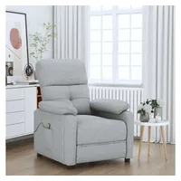 VidaXL Massagesessel 90 x 100 x 90 cm Hellgrau