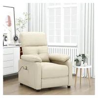 VidaXL Massagesessel 90 x 100 x 90 cm Creme