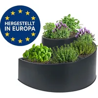 Muchome Kräuterspirale 55,5 x 34 cm Anthrazit