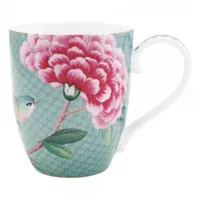 Pip Studio Blushing Birds Henkelbecher 0,45 l Blau