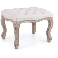 BIZZOTTO Hocker Diva mit Stoff-Bezug, Natur