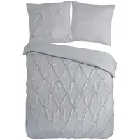 Muller Textiles Wendebettwäsche Uni Grau 155 x 220 cm