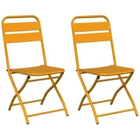 VidaXL Garten-Klappstühle 42 x 52 x 82 cm senfgelb