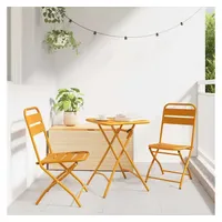 VidaXL Garten-Klappstühle 42 x 52 x 82 cm senfgelb