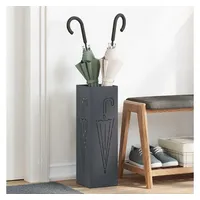 VidaXL Regenschirmständer Anthrazit Metall Standard Rechteckig Modern