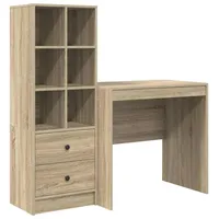 VidaXL Schreibtisch Sonoma Eiche / Beige