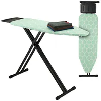 Relaxdays Bügelbrett für Dampfbügeleisen, 123 x 39 cm, höhenverstellbar,