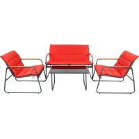 VCM 4 tlg. Set Lounge Gartenmöbel Lexila