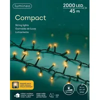 Lumineo Lichterkette Compact 2000 LED klassisch warm 45 m
