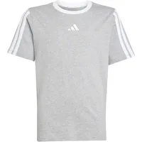 Adidas Girl's Essentials T-Shirt medium grey heather/white 14-15 Years
