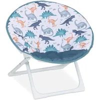 Relaxdays Kindersessel Moonchair Dino 47 x 50 x 48
