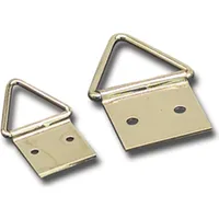 Lüsebrink Klappöse - Stahl vermessingt - 13 mm