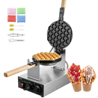 Vevor kommerzieller Bubble-Waffelmaker Eierpfannkuchenmaschine 1400 W, Waffel Maker aus