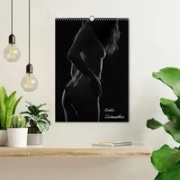 Calvendo Erotic Silhouettes / UK-Version (Wall Calendar 2026 DIN