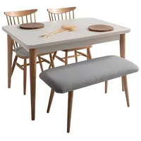 Aea Esstisch 120 x 75 x 80 cm beige