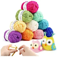 Luxuskollektion Häkelgarn Set 10 Farben 25g Acryl Wolle Häkeln