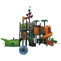 JV moebel Spielturm Schiff mit Rutsche Bunt