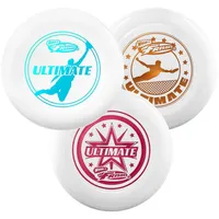 Wham-o Frisbee Ultimate 175g Trainingsscheibe für Wettbewerb -3 Pack