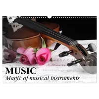 Calvendo Music Magic of musical instruments (Wall Calendar 2026