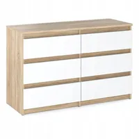 Stiv möbel | Kommode mit 6 Schubladen | Eiche