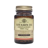 Solgar Vitamin D3 25 mcg (1000 IE) 90 Tabletten