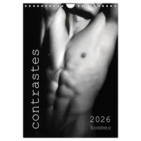 Calvendo contrastes hommes (Calendrier mural 2026 DIN A4 horizontal),