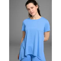 VENICE BEACH Funktionsshirt »Funktionsshirt«, Kurzarm, lockere Passform, blau