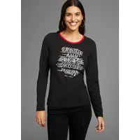 LAURA SCOTT 3/4-Arm-Shirt in schwarz | Gr.: 32/34