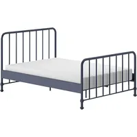 Vipack Metallbett VIPACK "Bronxx, standfest gebaut, gradlinige Optik in