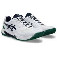 Asics Herren Tennisoutdoorschuhe GEL-DEDICATE 8, WHITE/MIDNIGHT, 47