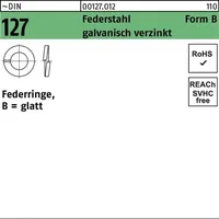 Reyher Federring DIN 127 B 16 Federstahl galv.verz. 100
