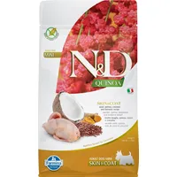 Farmina N&D Quinoa Hund Hautfell Wachtel Kokos ADULT Mini