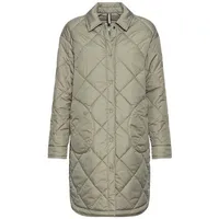 CAMEL ACTIVE Damen Steppmantel aus recyceltem Polyester Salbei Grün,