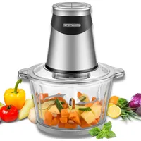 Steinborg Zerkleinerer elektrisch extra stark Multizerkleinerer Blitzhacker 500W 1,8L