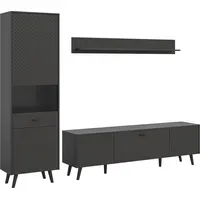Xonox.home MID.YOU Wohnkombination LINEA - B/H/T: ca. 258x195x40 cm