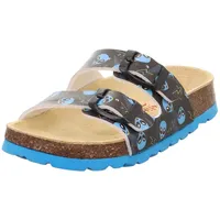 Superfit Fussbettpantoffel Schwarz/Mehrfarbig 27 EU