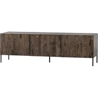 Woood Bono Gravure TV-Board 180x56x46 cm Braun Holz/Metall