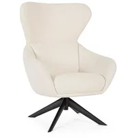 BIZZOTTO Drehsessel Hailey Stoff creme