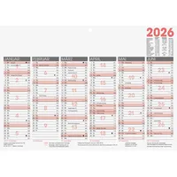 Glocken Tafelkalender 2026 | A4 quer