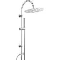 Görbach Regendusche Duschsystem ohne Armatur, Edelstahl Duschset mit Rund