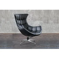 KAWOLA Drehsessel SKIO Leder 75 x 75 x 75