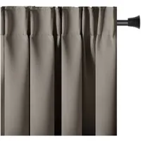 Restilo Blackout Vorhang 140x270 cm beige 1 St. Kräuselband