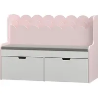 [en.casa] Kindersitzbank mit Regal Vestnes 100 x 45 x