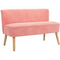 Homcom 2-Sitzer Sofa 2 Sitzer für Wohnzimmer, 117 x